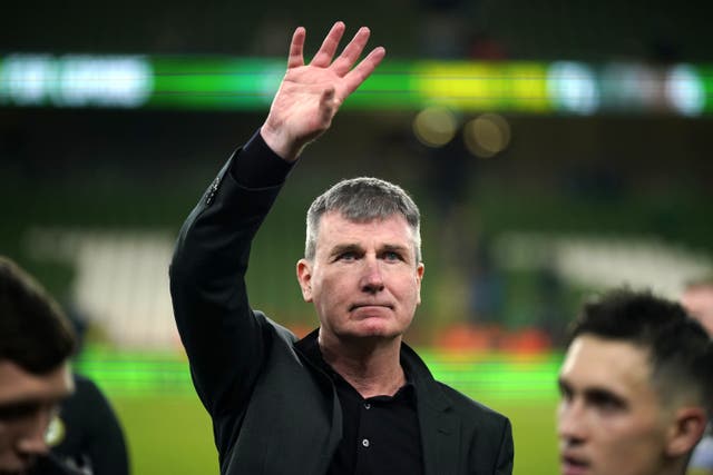 Republic of Ireland boss Stephen Kenny is not expecting a new contract (Niall Carson/PA)