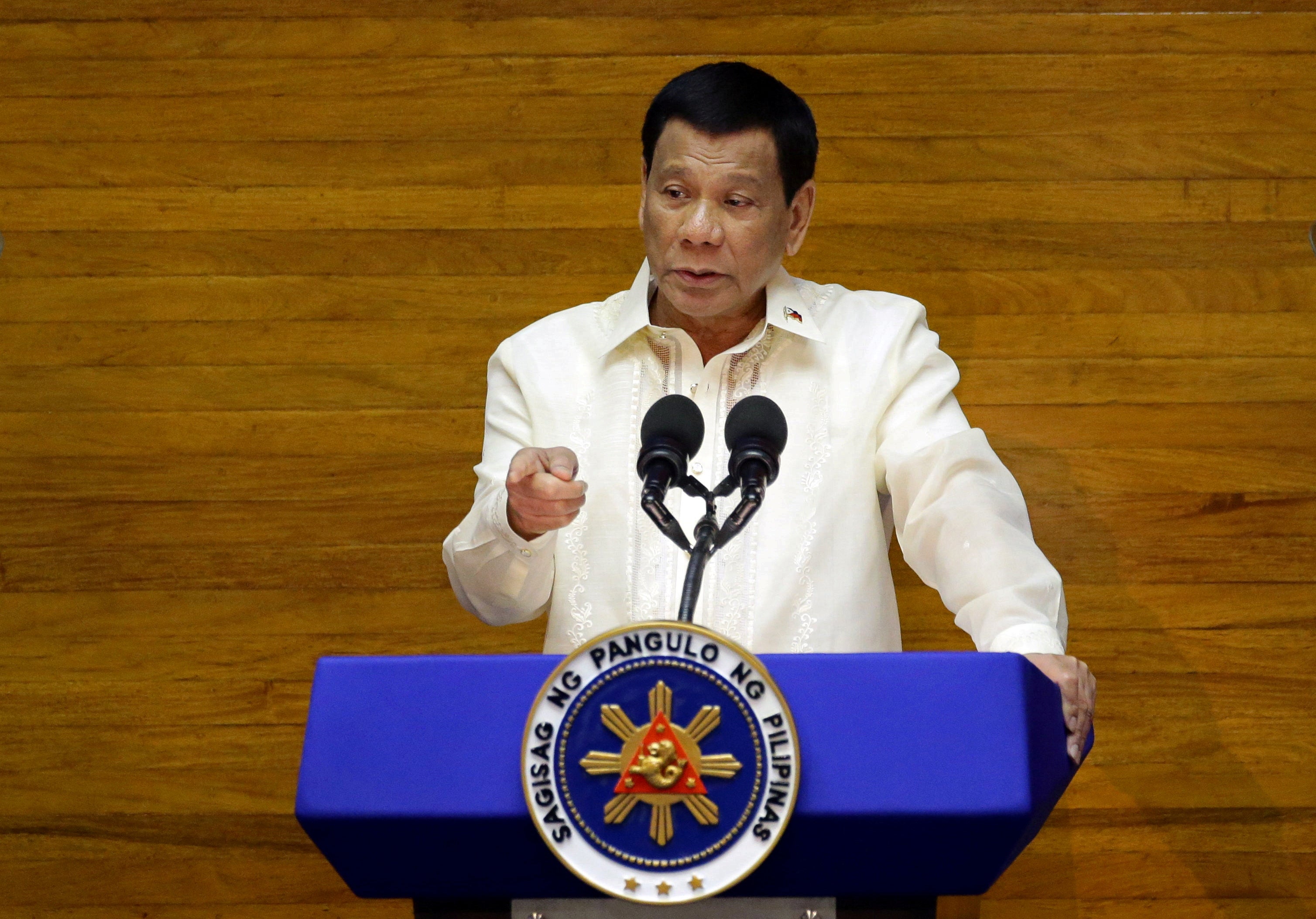<p>Rodrigo Duterte, former president of the Philippines </p>