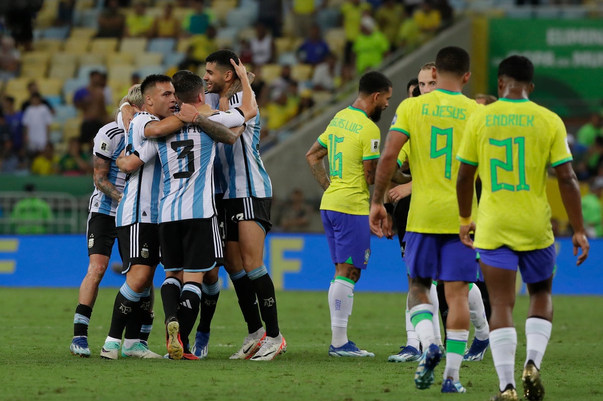 Messi's Argentina beats Brazil in a World Cup qualifying game