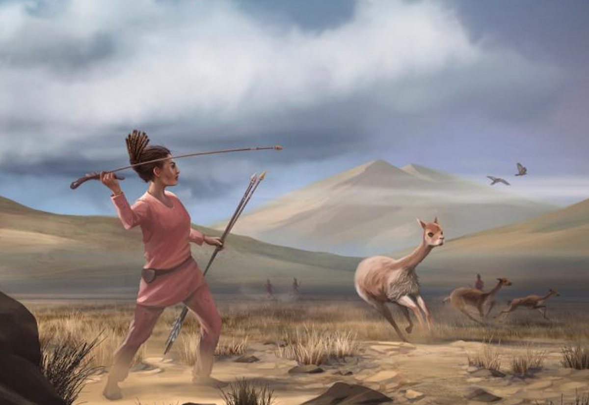 Prehistoric women hunted as often as men and were better suited for it, scientists say