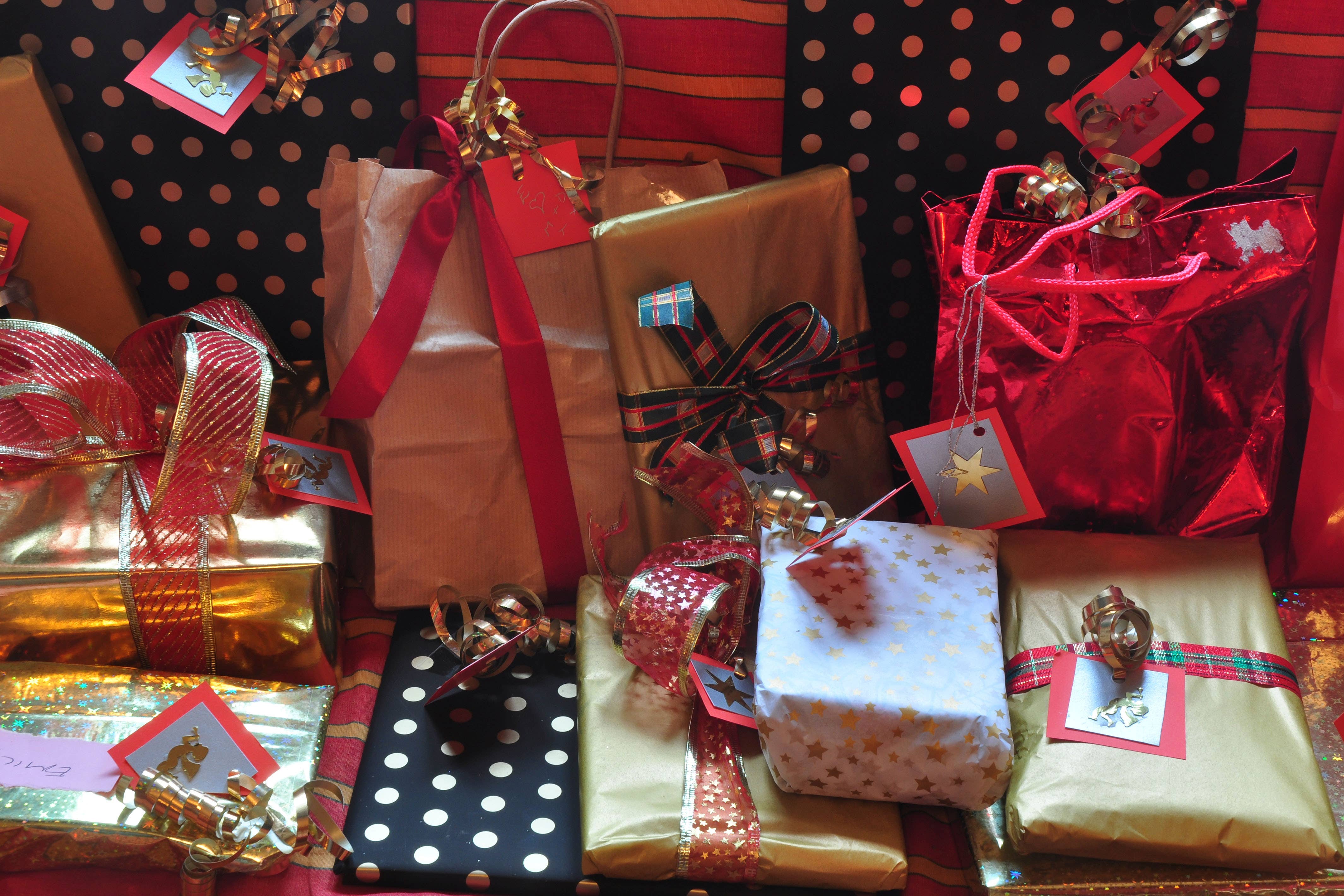 You probably can't recycle your Christmas wrapping paper