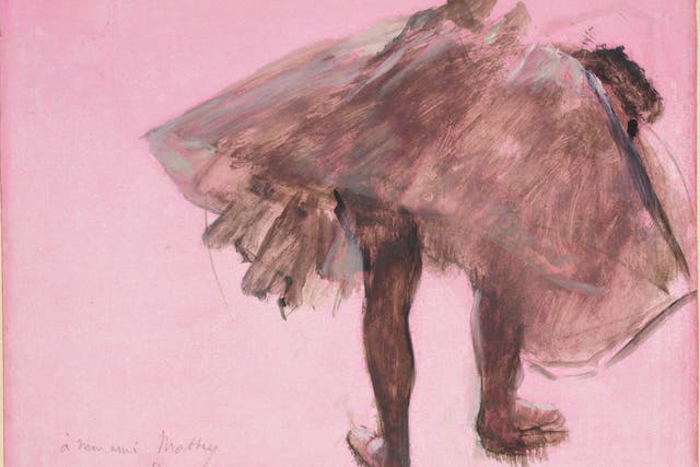 <p>Edgar Degas, 'Dancer Seen from Behind’, c. 1873</p>