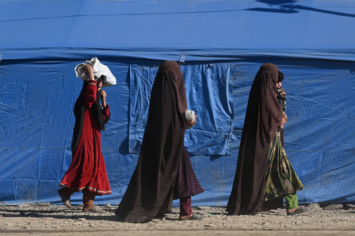 Refugees forced back to Afghanistan face squalid, freezing conditions in camps