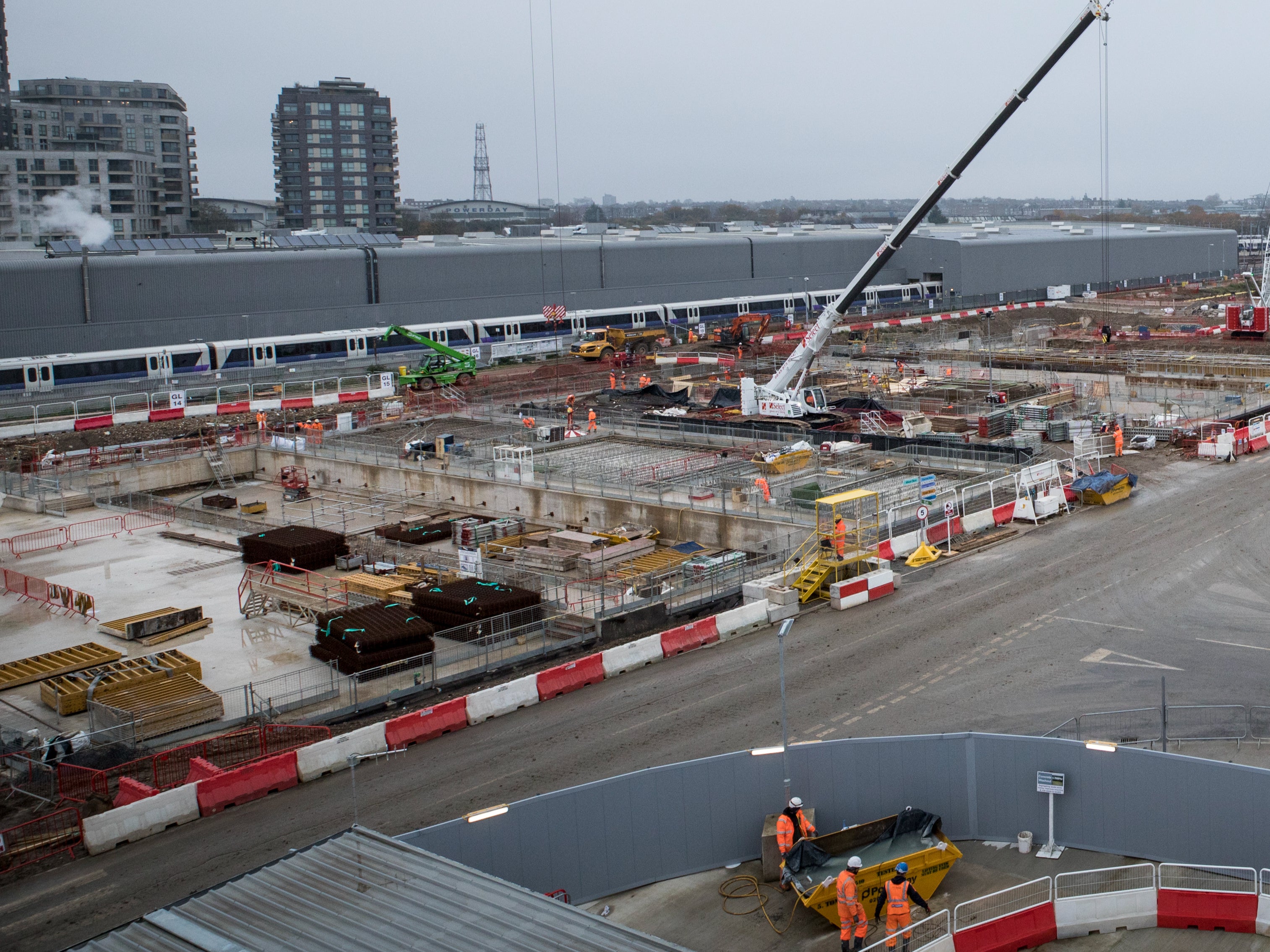 Future proof: Work on the new HS2 station at Old Oak Common, west London