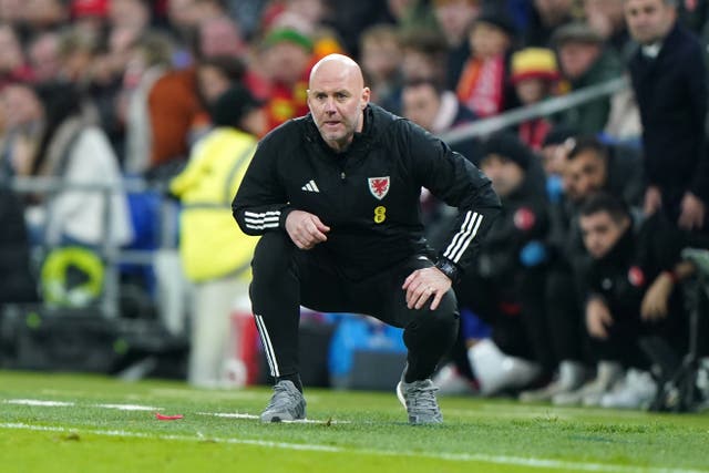 Rob Page insists he is the man to take Wales forward despite missing out on automatic qualification for Euro 2024 (Joe Giddens/PA)