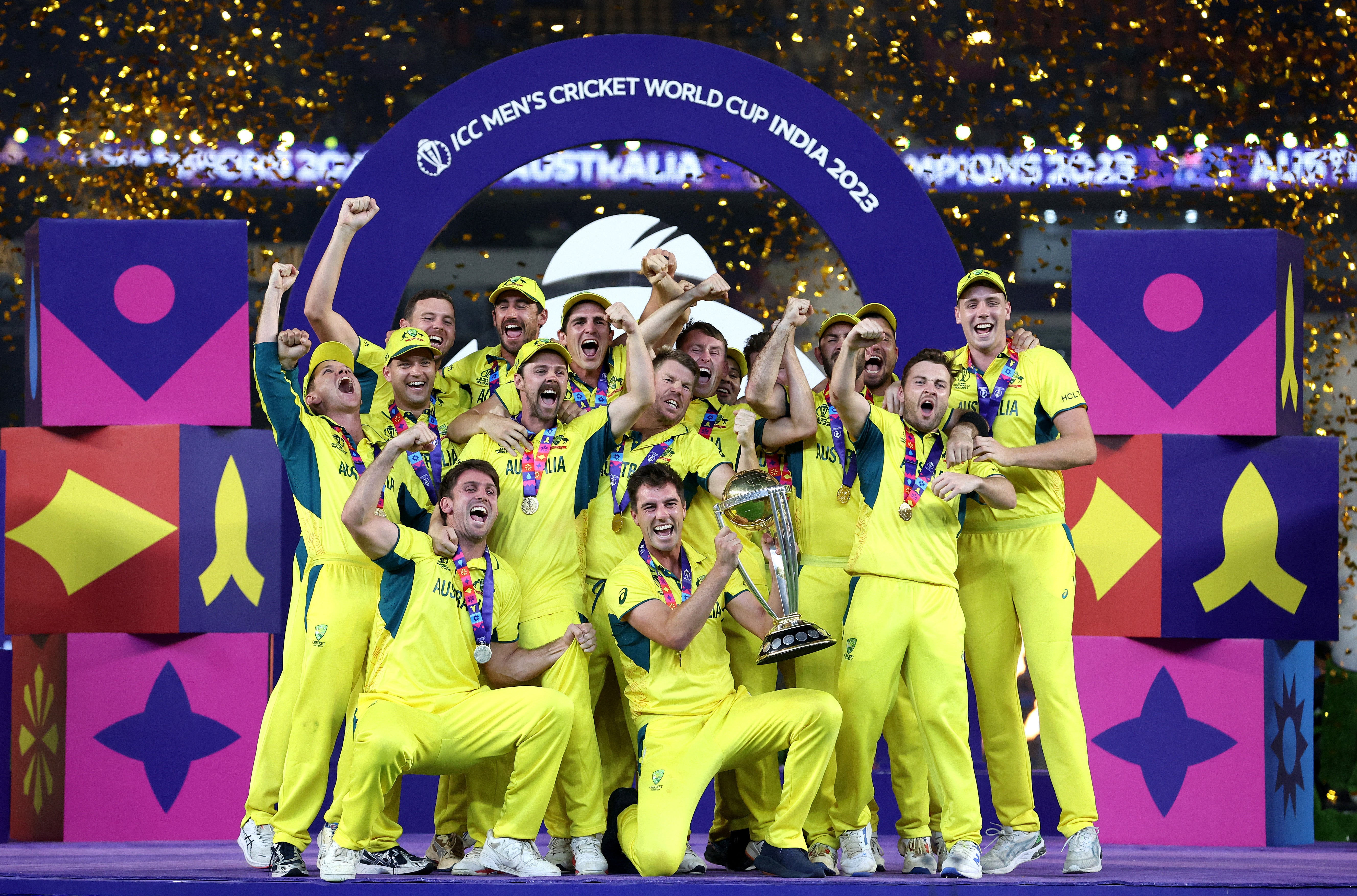 Australia have now won the one day World Cup a record extending six times