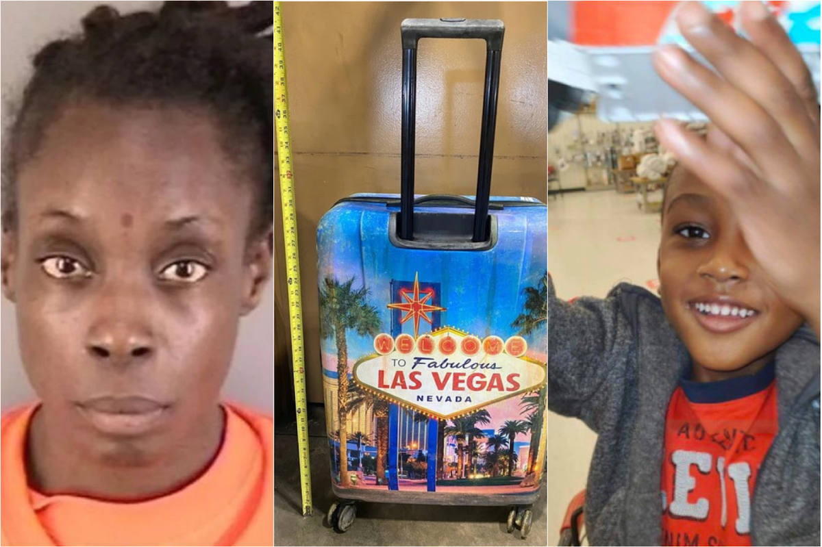 Woman jailed in death of boy, 5, whose body was found stuffed in ‘Las ...