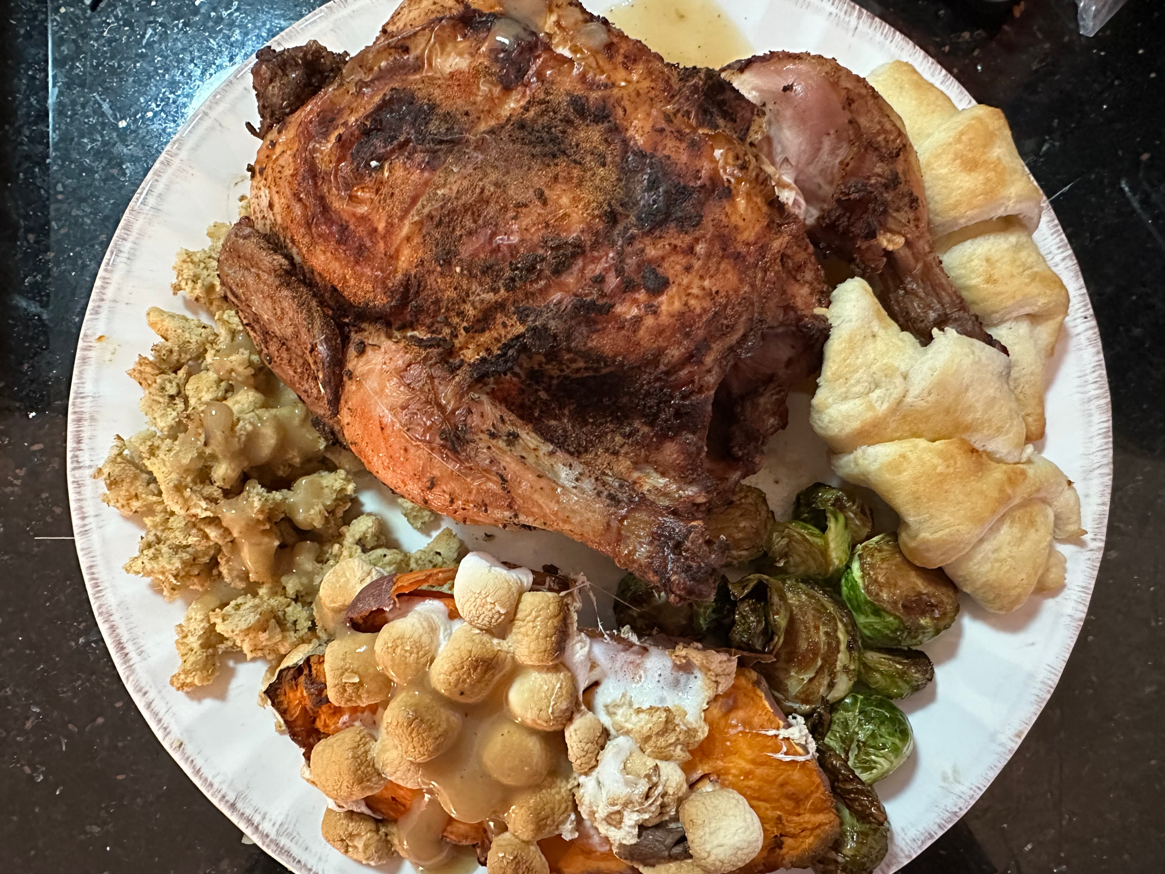 air fryer, oven, thanksgiving, thanksgiving food, turkey, i made an air fryer thanksgiving dinner so you don’t have to