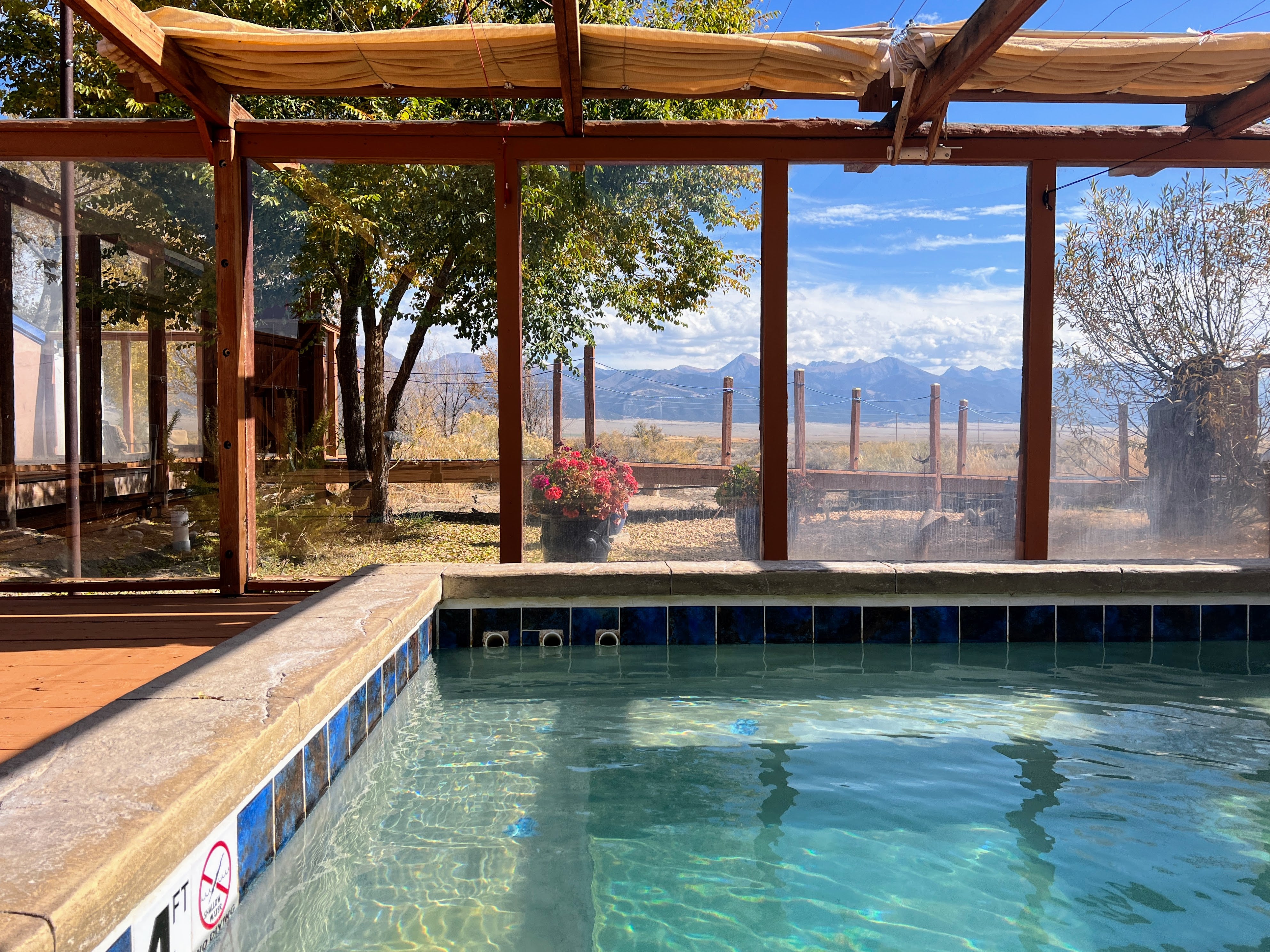 A soak with a view at Joyful Journey Hot Springs