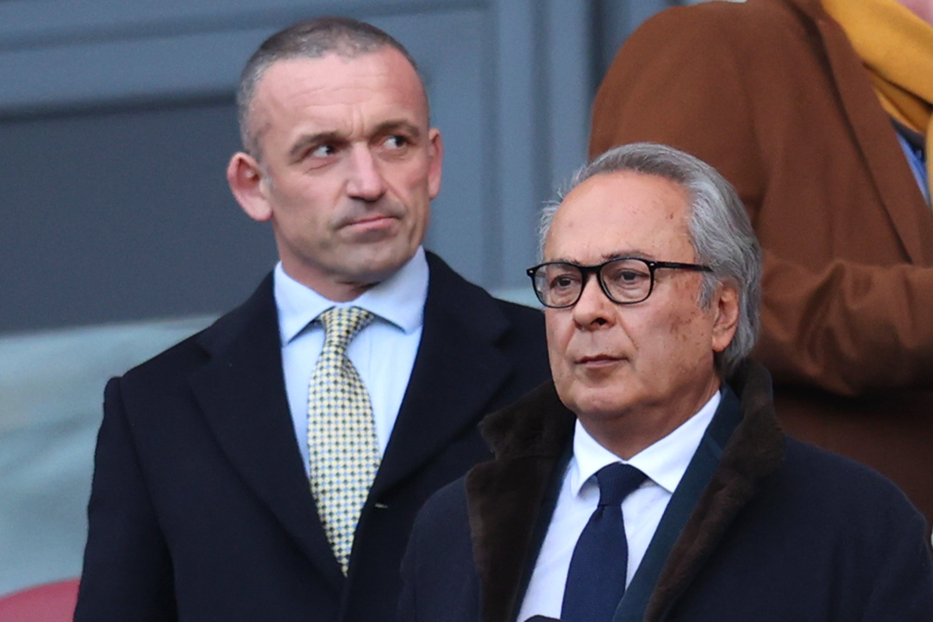 Farhad Moshiri (right) is hoping to sell Everton quickly