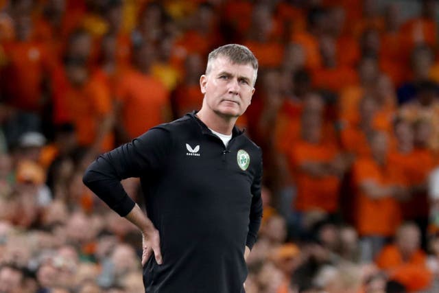 Republic of Ireland manager Stephen Kelly will not have his contract renewed (Donall Farmer/PA)