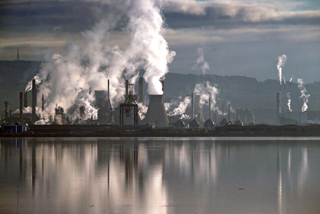 Grangemouth oil refinery in Scotland is set for closure with the owners citing market pressures from the energy transition (Jane Barlow/PA)
