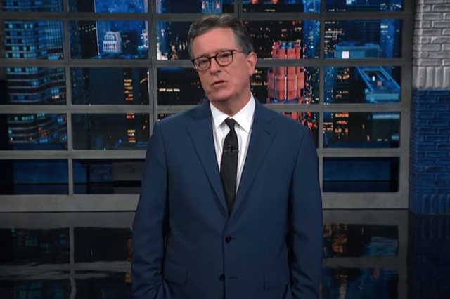 <p>Stephen Colbert mocked Fox News on his show on Wednesday </p>