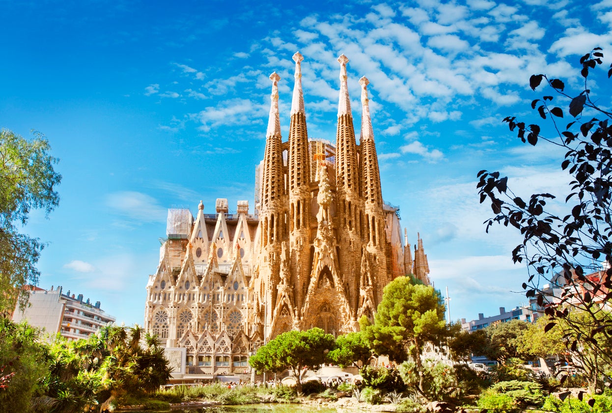 Construction on the Sagrada Familia is expected to be completed in 2026