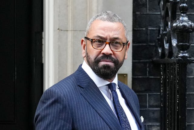 James Cleverly has denied using a swearword in the Commons to describe the town of Stockton (Maja Smiejkowska/PA)