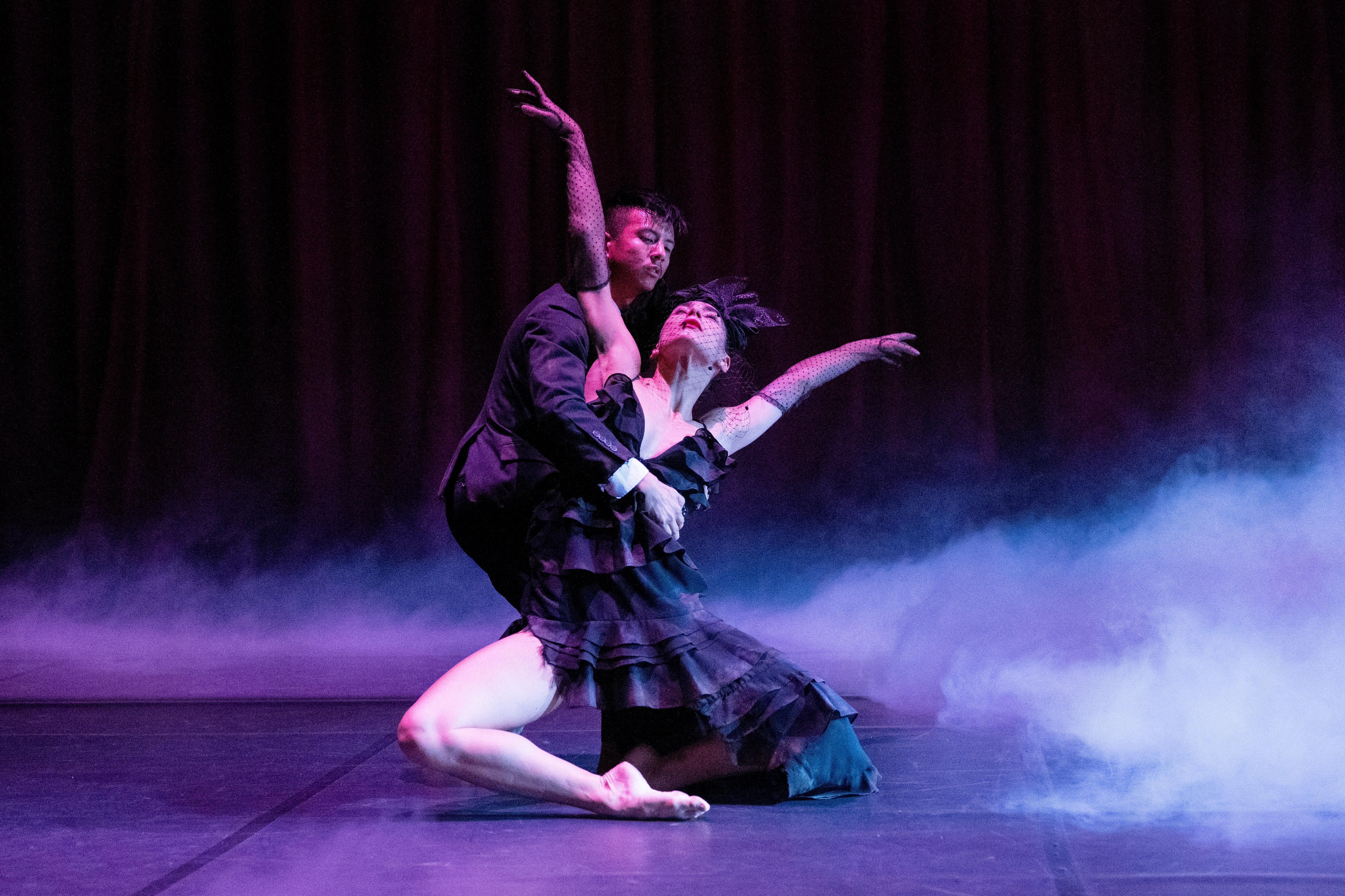 Rambert dancers Jonathan Wade and Angélique Blasco in Ben Duke’s ‘Death Trap'