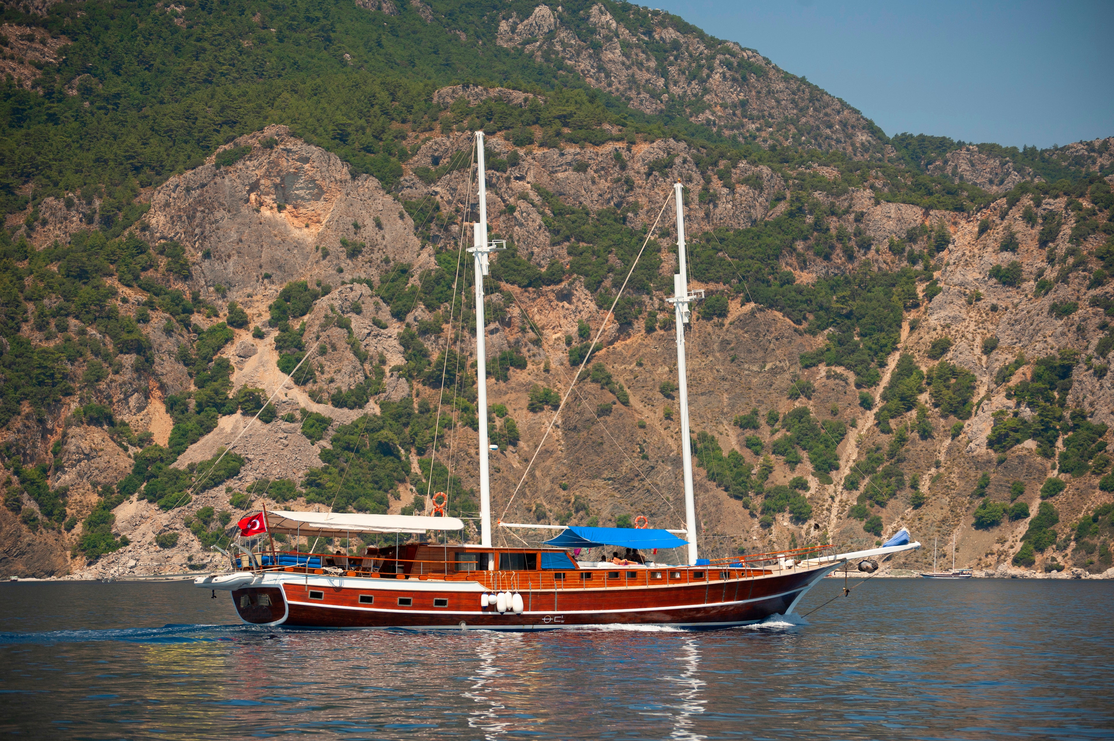 Set sail on a gület for a sailor’s view of the Turkish coastline