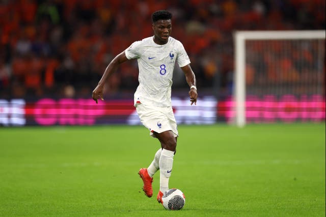 <p>Aurelien Tchouameni is one of three French midfielders to have recently suffered injuries </p>