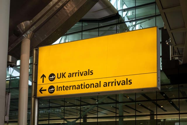 The ONS has released the latest statistics on net migration to the UK (Alamy/PA)