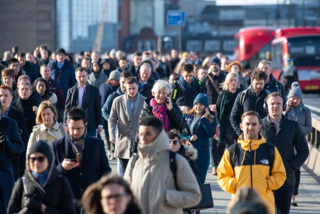 The population of England and Wales grew by around 578,000 from mid-2021 to mid-2022 (Dominic Lipinski/PA)