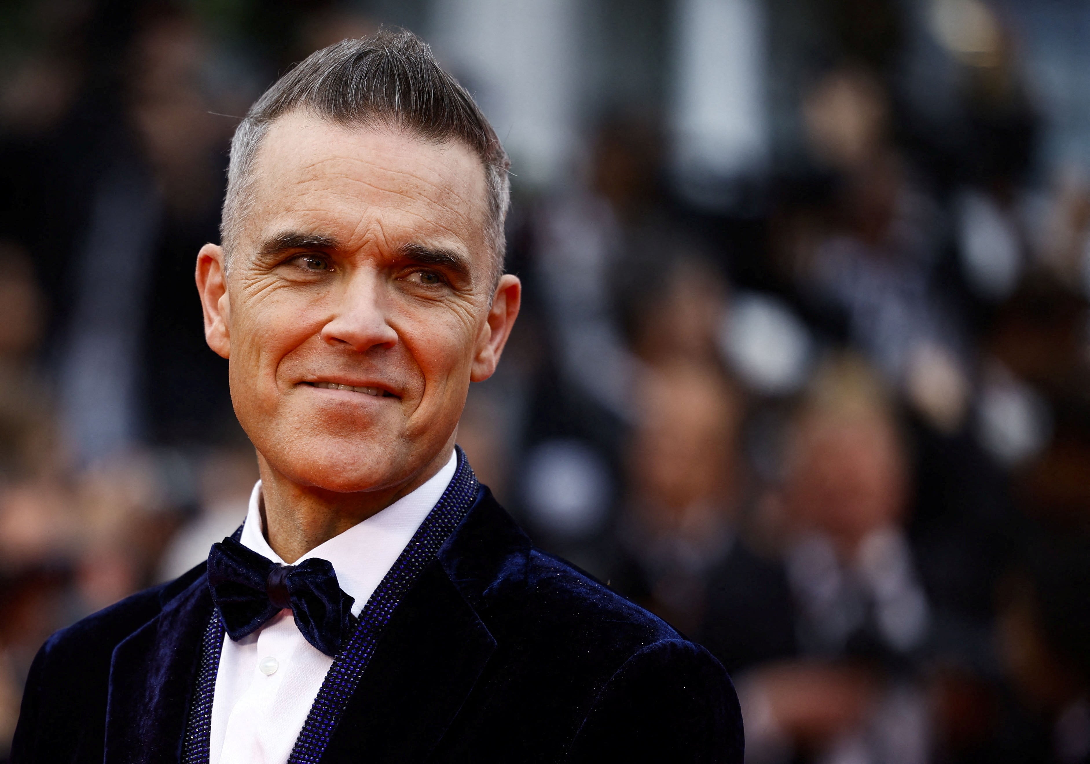 Robbie Williams is known for his tongue-in-cheek humour
