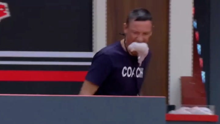 <p>I’m A Celebrity first look: New campmates Frankie Dettori and Tony Bellew get stuck into trial.</p>