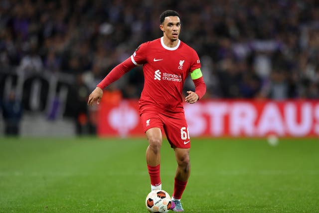 <p>Trent Alexander-Arnold is Liverpool’s vice-captain this season</p>