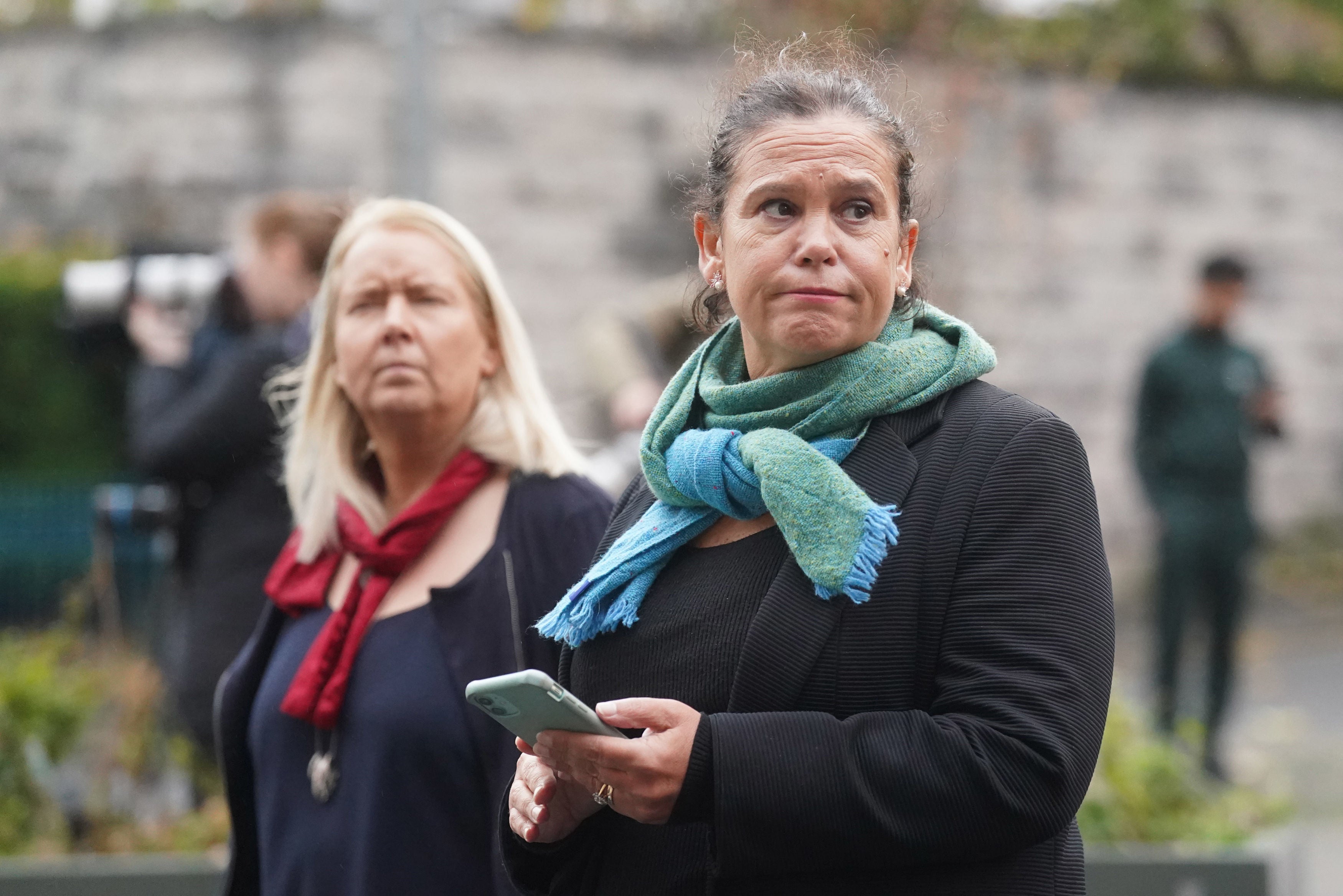 Sinn Fein president Mary-Lou McDonald said children witnessed the attack