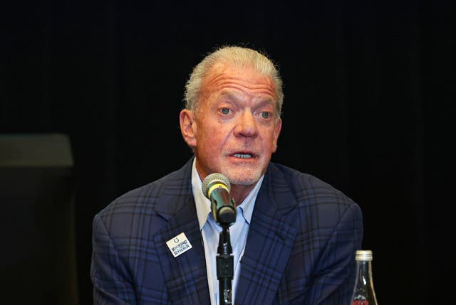 <p>Jim Irsay, who told an interviewer he was arrested for driving while intoxicated because he’s a ‘rich, white billionaire’</p>