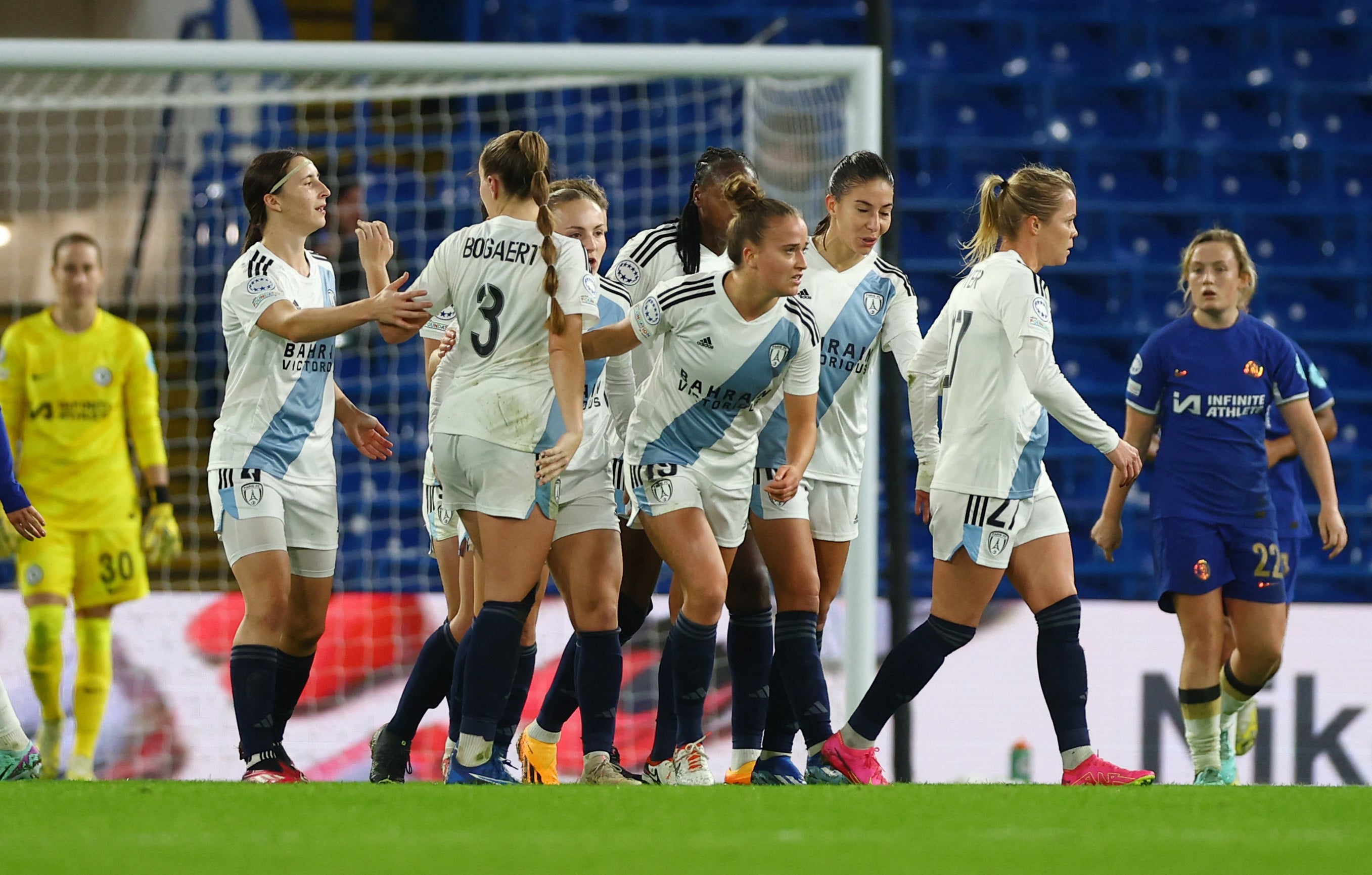 chelsea women, women&x27;s champions league, sam kerr, hat-trick hero sam kerr leads from the front as chelsea emphatically beat paris in champions league