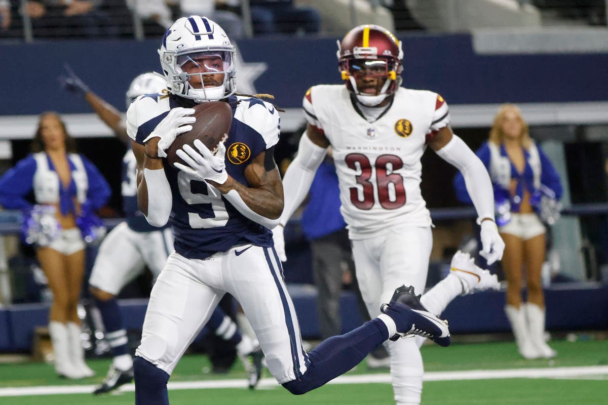 Dallas Cowboys cruise to Thanksgiving win over Washington Commanders