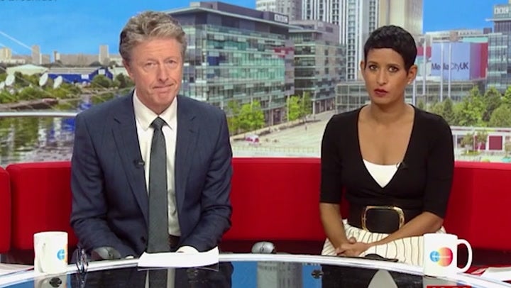 <p>Naga Munchetty and Charlie Stayt evacuated from BBC Breakfast studio live on air.</p>