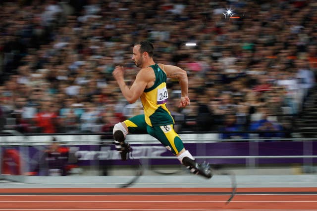 <p>Oscar Pistorius was the most famous Paralympian on the planet at the height of his fame </p>