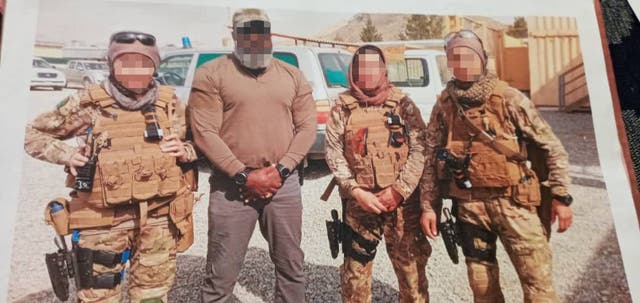 <p>Zahab was based with other elite Commando Force 333 colleagues at a base in Logar Province </p>
