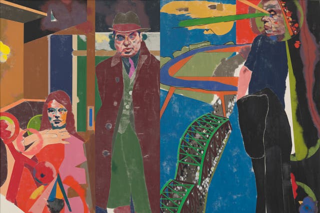 <p>RB Kitaj, ‘Synchrony with F.B. – General of Hot Desire’ 1968-69</p>