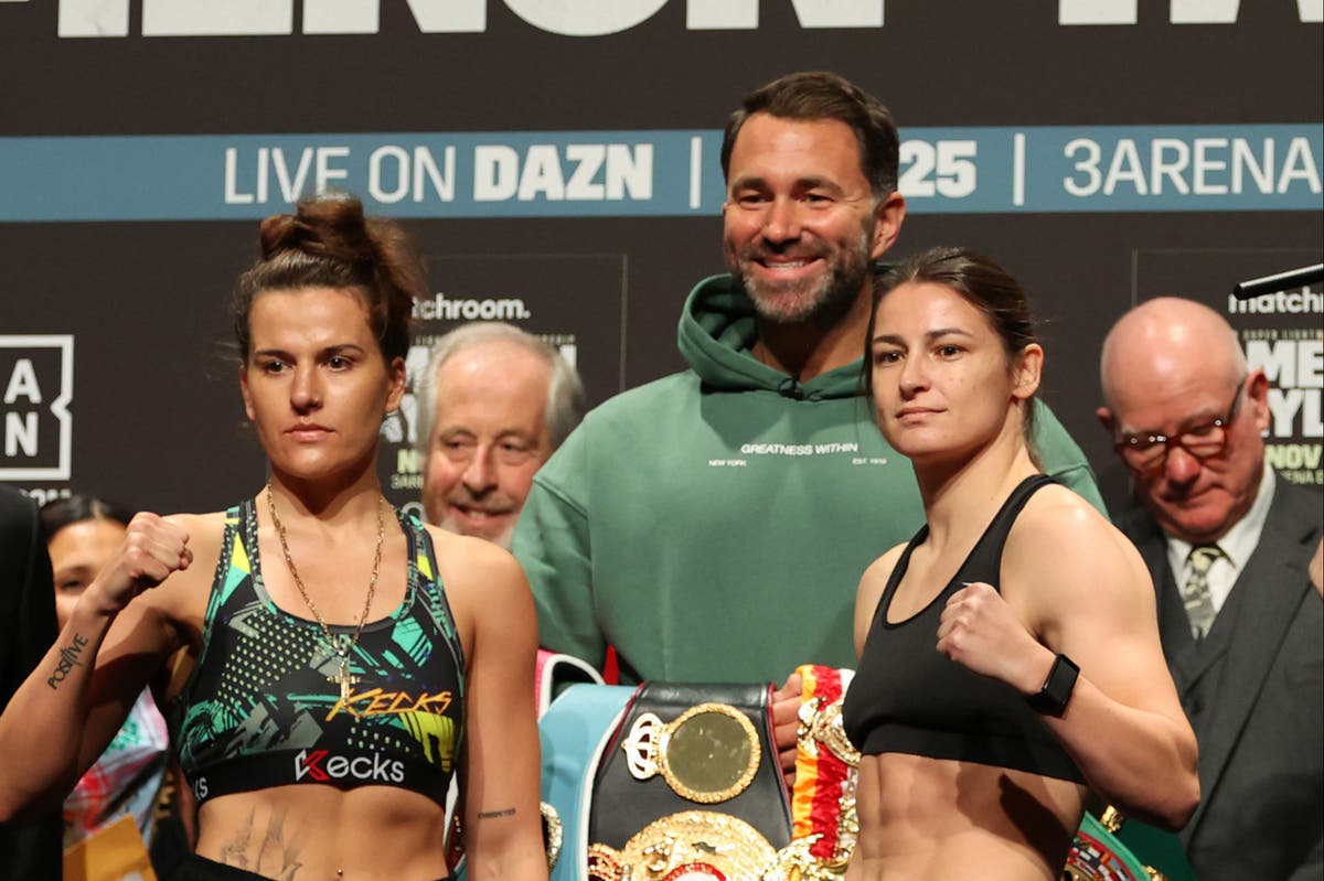 Katie Taylor vs Chantelle Cameron LIVE: Boxing fight updates and