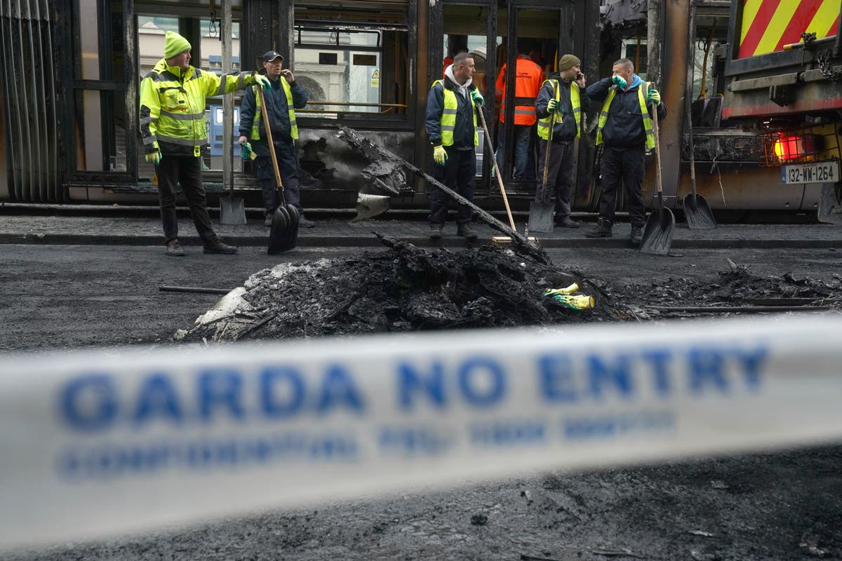 Насилието в ирландската столица в което участваха крайнодесни елементи избухна