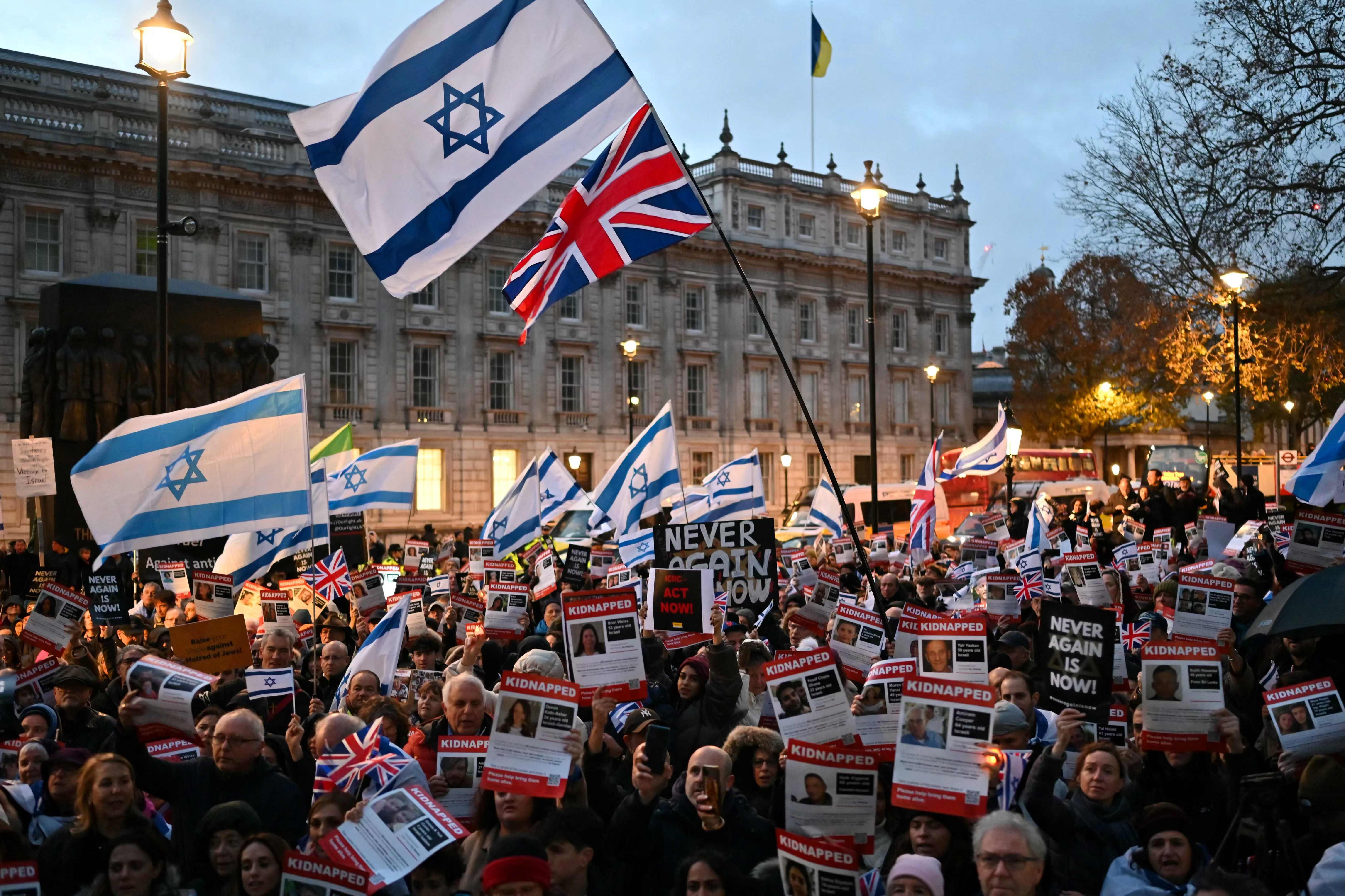Thousands are expected to march as part of an anti-semitism protest on Sunday