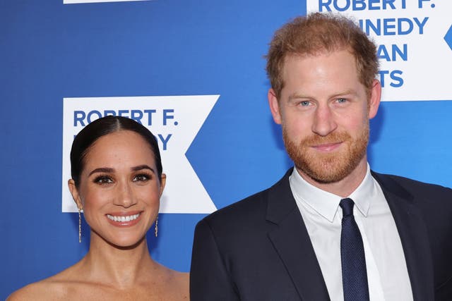 <p>Meghan, Duchess of Sussex and Prince Harry, Duke of Sussex</p>