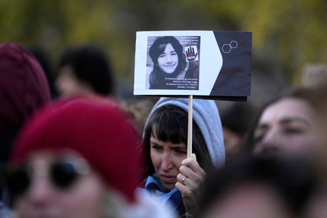 Italy Violence Women Demos