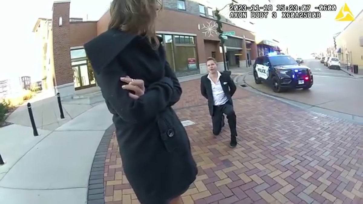 Traffic stop turns into surprise proposal for shocked girlfriend