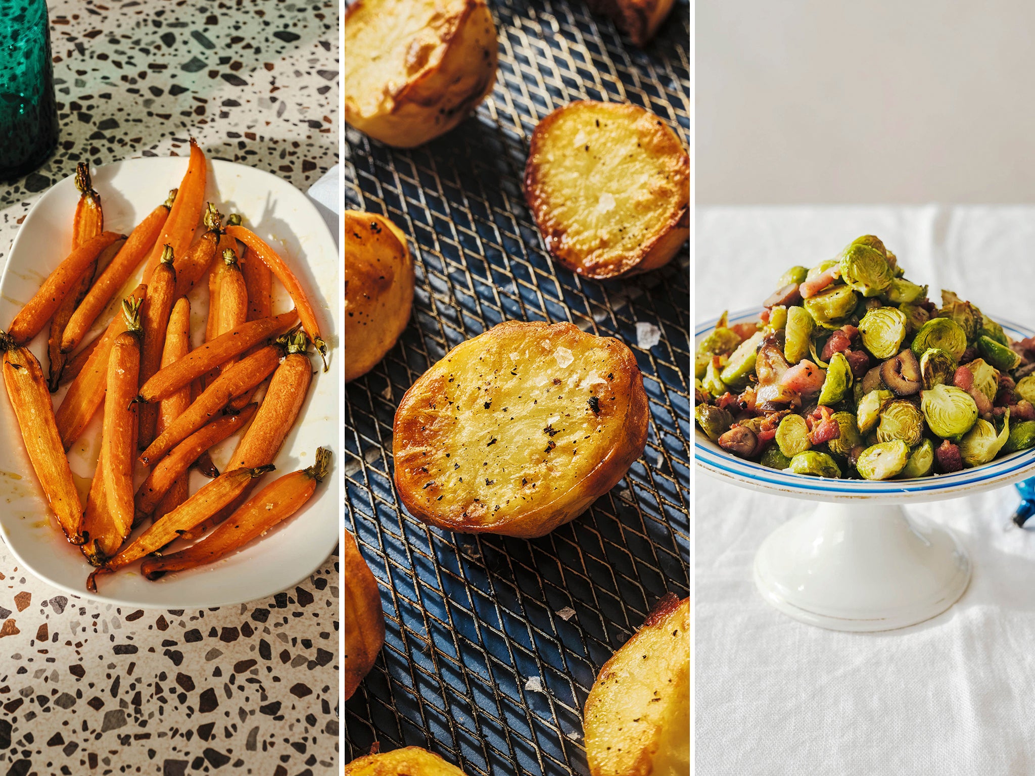 food, christmas, carrots, three christmas sides you can cook in an air fryer