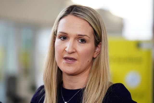 Ireland’s Justice Minister Helen McEntee (Brian Lawless/PA)
