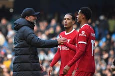 Jurgen Klopp happy Liverpool ‘passed a test’ with comeback point at Man City