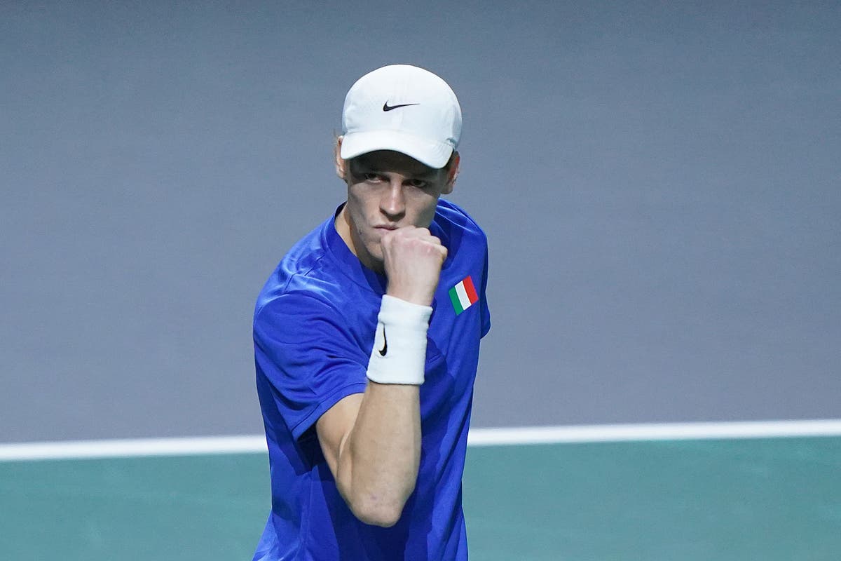 Jannik Sinner stuns Novak Djokovic to send Italy through to Davis Cup final