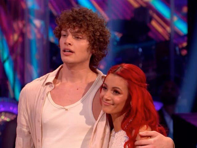 <p>Bobby Brazier on Strictly Come Dancing</p>