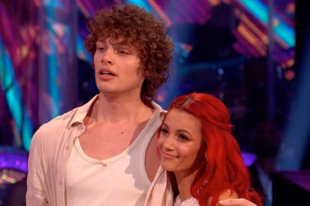 <p>Bobby Brazier on Strictly Come Dancing</p>