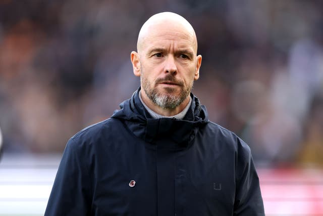 Manchester United manager Erik ten Hag says modern football’s schedule has already crossed the limit of what players can cope with (Kieran Cleeves/PA)
