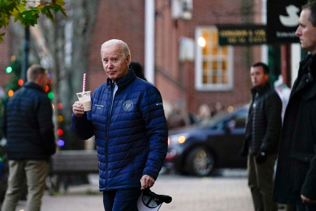 <p>Passerby shouts ‘armchair murderer’ at Biden as he shops in Nantucket</p>