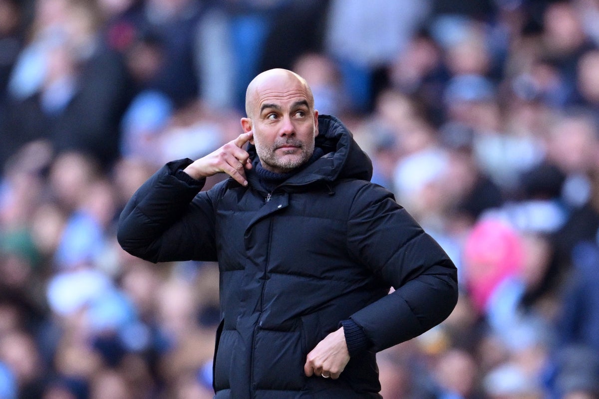 Pep Guardiola claims Man City only trained for ‘25 minutes’ before Liverpool clash